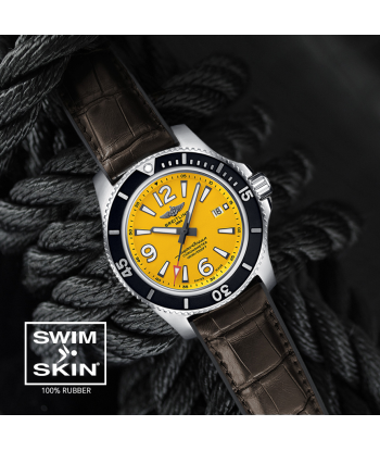 ​Breitling - Rubber B strap for Superocean 44mm - SwimSkin® la livraison gratuite