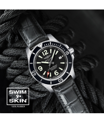 ​Breitling - Rubber B strap for Superocean 44mm - SwimSkin® la livraison gratuite