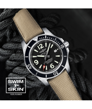 ​Breitling - Rubber B strap for Superocean 44mm - SwimSkin® la livraison gratuite