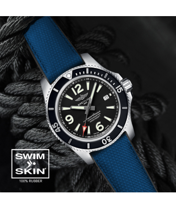 ​Breitling - Rubber B strap for Superocean 44mm - SwimSkin® la livraison gratuite